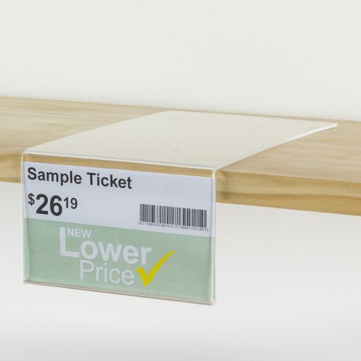 3x5 Shelf Talker Acrylic Sign Holder Displays 3x5 Shelf Talker Acrylic Sign Holder Displays Pop