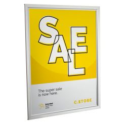 18 x 24 Slide-in Poster Frame - Silver