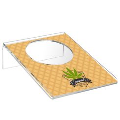 Inclined Cannabis Display Pod Holder