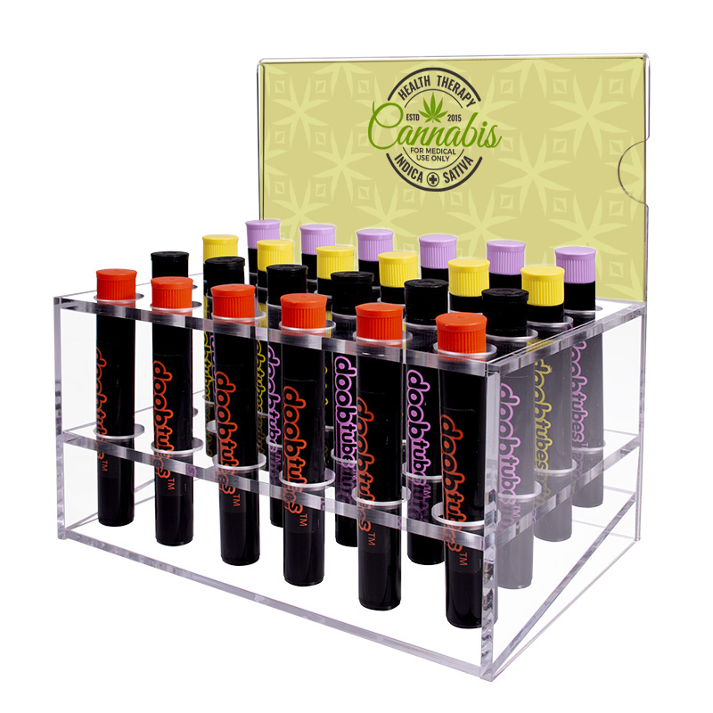 Tiered Joint Tube Display - (Display for Pre-Rolls) - Bud Bar Displays®
