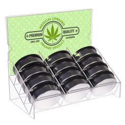 Nitro Seal Tin Can Angled Display With Sign Holder
