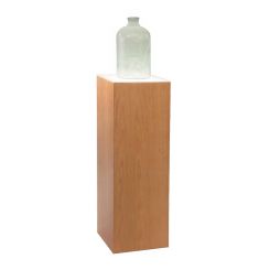 Cherry Wood Lighted Pedestal