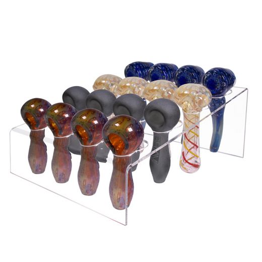 16 Unit Glass Bowl Holder Display