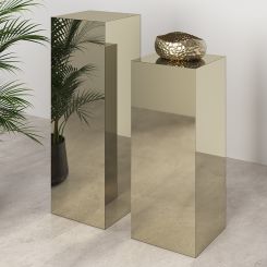 Bronze Mirrored Pedestal