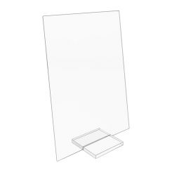 Acrylic Tabletop Sign Blanks with Bases 5" x 7" (pack of 10)