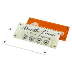 Custom Print Magnetic Acrylic Shelf Labels (pack of 10)