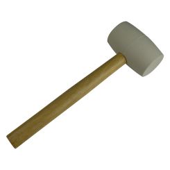 White Rubber Mallet 16oz