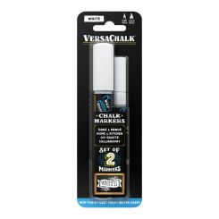 Versachalk White Chalk Marker 2 Piece Combo Set