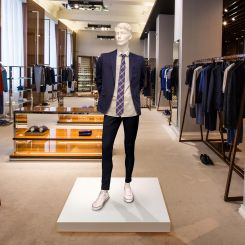 White Laminate Display Platform