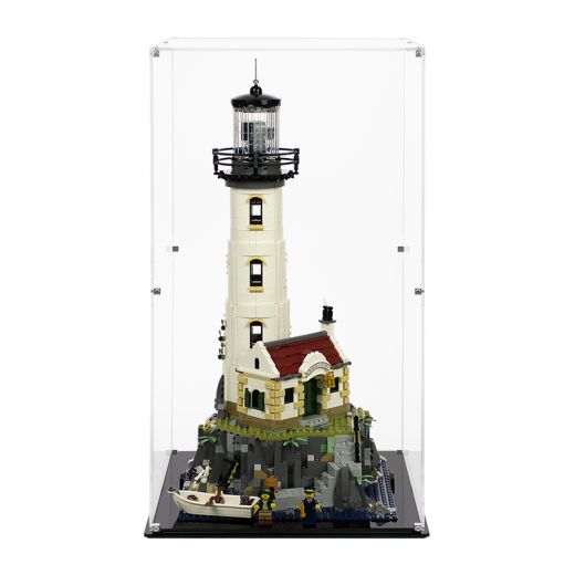 Display Case for LEGO® Motorized Lighthouse 21335 | shopPOPdisplays