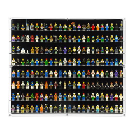 Wall Mounted Display Case for LEGO Minifigures - 24 Minifigs Wide