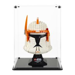 Clear Ready to Assemble Display Case for LEGO® Helmets