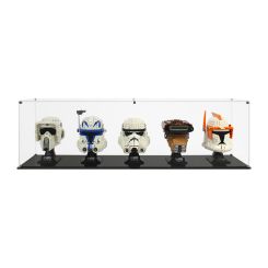 Display Case for five LEGO® Helmets