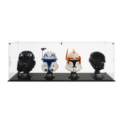 Display Case for four LEGO® Helmets
