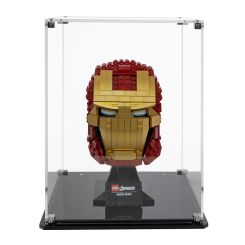 Display Case for LEGO® Marvel Iron Man Helmet 76165