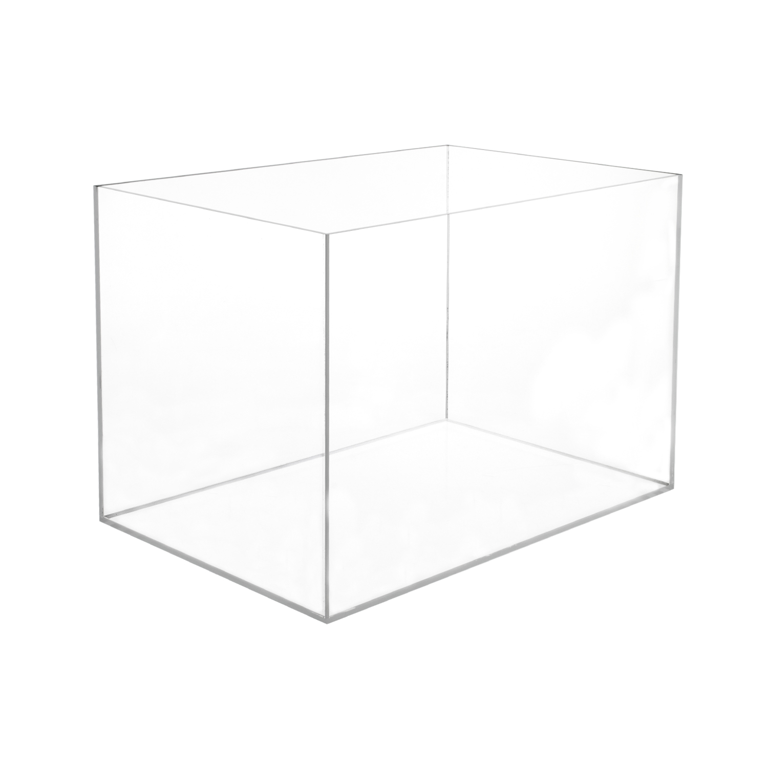 Acrylic 5 Sided Box 12"H x 12"W x 18"L Buy Acrylic Displays Shop