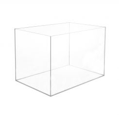 8 x 8 x 8 - 5 Sided Acrylic Box, shopPOPdisplays