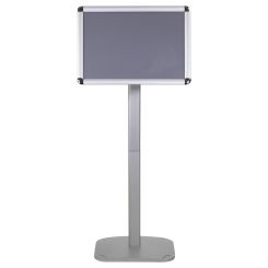 11x16.5 Floor Sign Stand in Silver