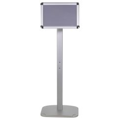 8.5 x 11 Floor Sign Stand in Silver