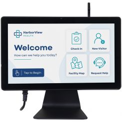 15.6" Digital Touch Screen Countertop Kiosk, 10pt PCAP Touch,  Android 11 OS