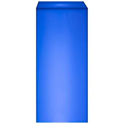 Light Blue Illuminated Acrylic Pedestal with White LED