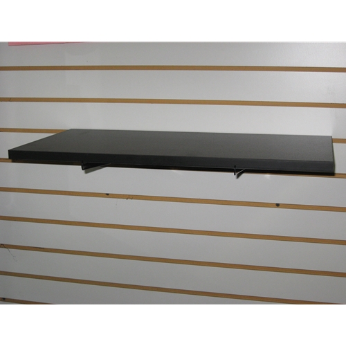24" Gridwall or Slatwall Melamine Shelf shopPOPdisplays