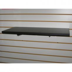 24" Gridwall or Slatwall Melamine Shelf
