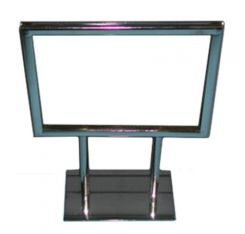 5.5 x 7 Chrome Metal Card Holder