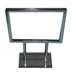 7 x 11 Chrome Metal Card Holder