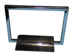 5.5 x 7 Chrome Counter Top Sign Holder