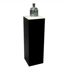 Black Laminate Lighted Pedestal