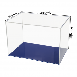 ACRYLIC PERSPEX SMALL DISPLAY CASE 150X100X100 