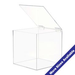 3-Section Acrylic Hinged-Lid Box