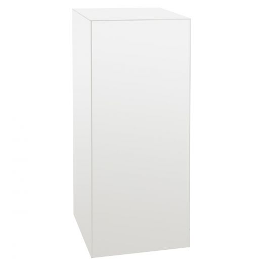 White Economy Display Pedestal