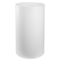 White Round Display Pedestal