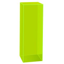 Fluorescent Green Acrylic Pedestal
