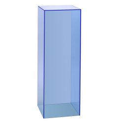 Fluorescent Blue Acrylic Pedestal