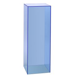 Fluorescent Blue Acrylic Pedestal