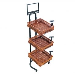 Floor Standing Basket Displays Shoppopdisplays Com