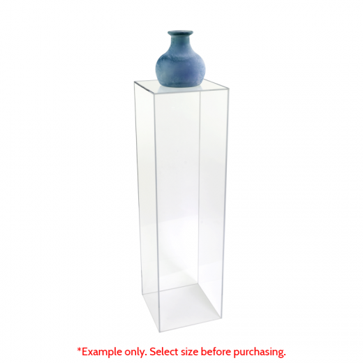 Clear Acrylic Cube Vase, Square, 5 inches - Great for Lightweight  Centerpieces