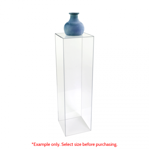 Clear Acrylic Pedestal