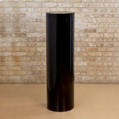 Round Black Acrylic Display Pedestal