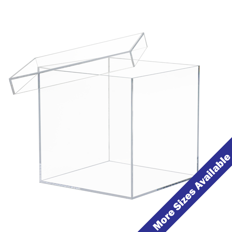 5-Sided Acrylic Box with Shoebox Lid | shopPOPdisplays 5-Sided Acrylic Box with Shoebox Lid | shopPOPdisplays