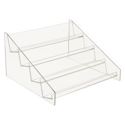 Tilted- Back Flanged Stair Step with Front Lip 10.5"x18.5"x16.75" with 3" Stair Depth