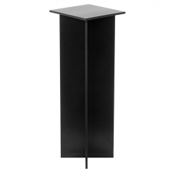 Black Easy Assembly Collapsible Display Pedestal