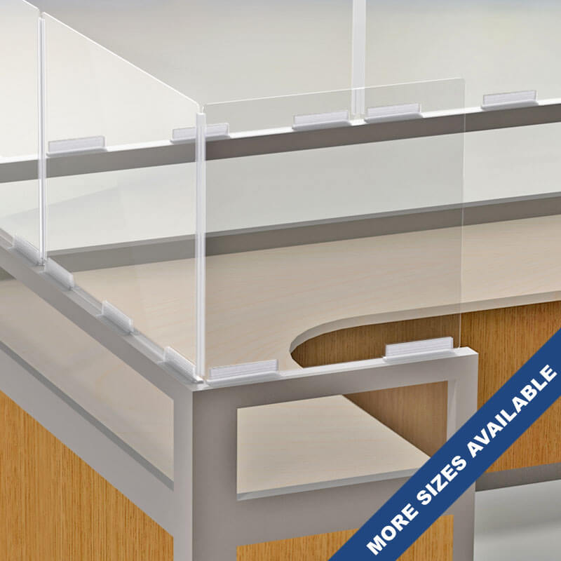 Multi-Purpose Shield With Adhesive Mounts | shopPOPdisplays