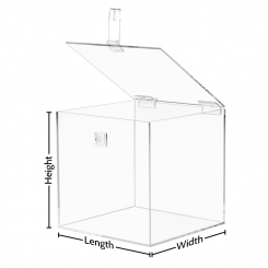 Custom acrylic box, custom acrylic display case, Plexiglass box