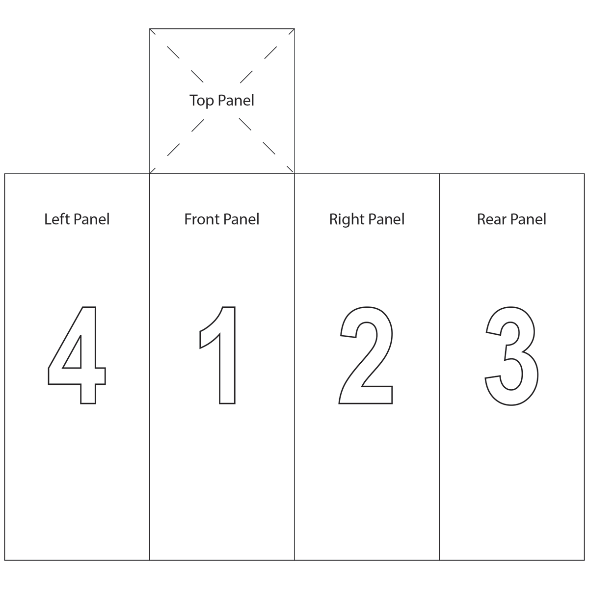 Custom Printed Pedestal Diagram