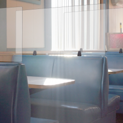 Restaurant Booth Divider Partition 24.25 H x 46.5" W