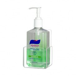 Wall Mount Holder for 12oz Hand Sanitizer Dispenser - Clear Acrylic